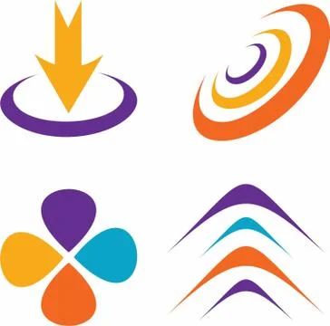 Various type of logos for architecture design Stock Illustration