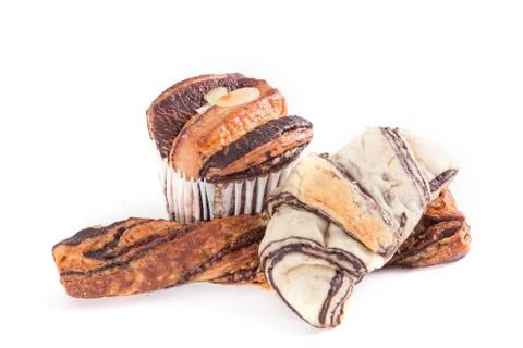 Various types of bread Stock Photos