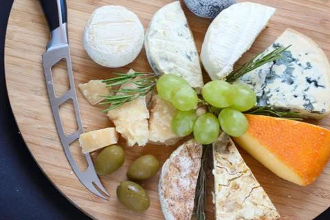 Various types of cheese Stock-Fotos