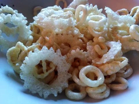 Various types of chips spice fast food. Crispy potato chips cooked food. 스톡 사진