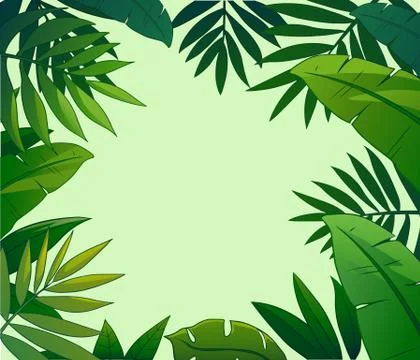 Various types of leaf shapes. Stock Illustration