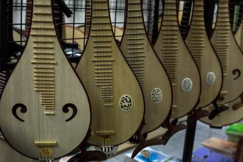 Various types of Liuqin Stock-Fotos