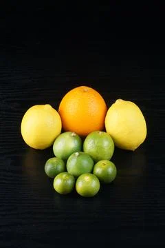 Various types of oranges Stock Photos
