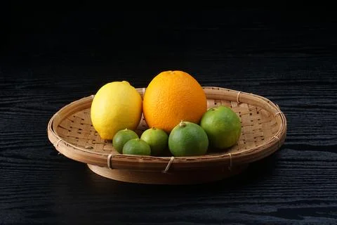 Various types of oranges Stock Photos
