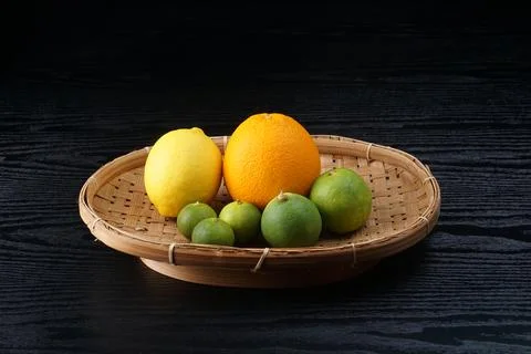 Various types of oranges Stock Photos