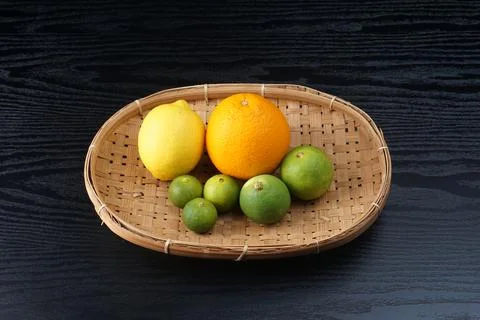 Various types of oranges Stock Photos