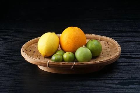 Various types of oranges Stock Photos