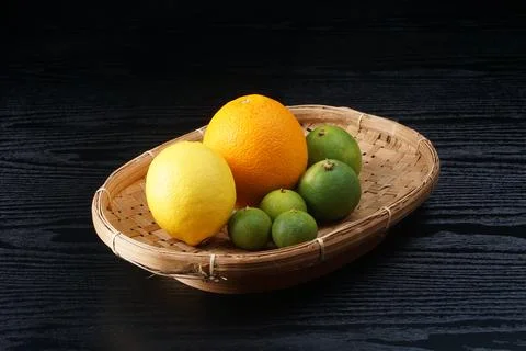 Various types of oranges Stock Photos