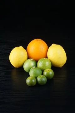 Various types of oranges Stock Photos