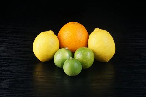 Various types of oranges Stock Photos