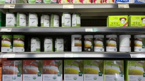 Various types of tea Stock-Footage 204879078
