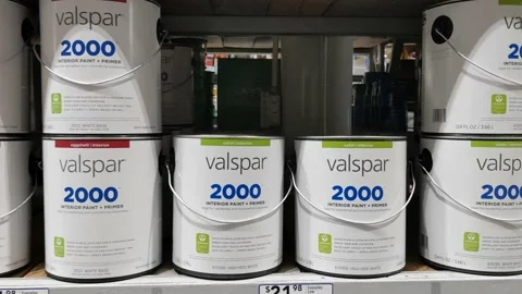 Various Valspar 2000 Paint Vidéo 150978952