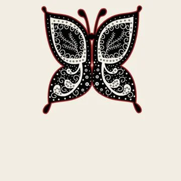 Various vector butterflies on background 스톡 일러스트