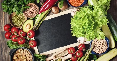 Various vegetables background. Stock Footage 154295867