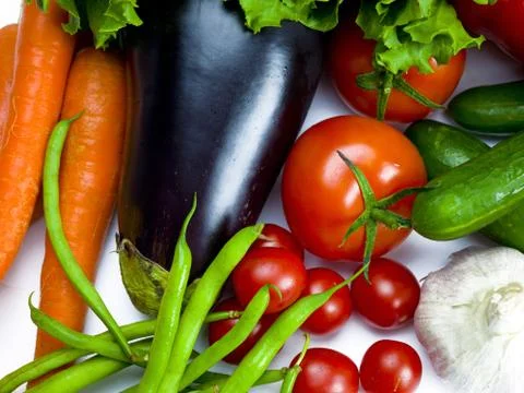 Various vegetables together Stock Photos