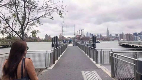 Various Views from the Brooklyn Bridge Stock Footage 97754696