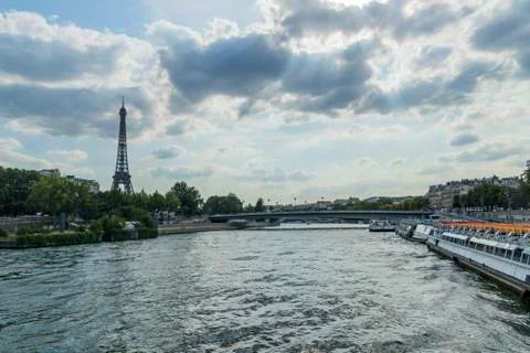 Various views of the Eiffel tower Foto stock