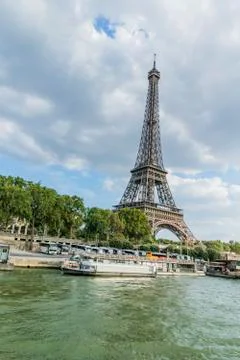Various views of the Eiffel tower Stock Photos