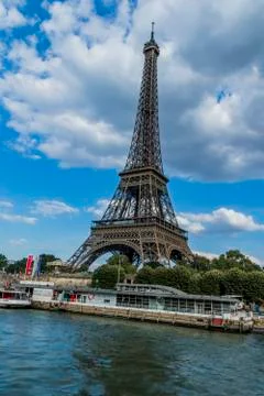 Various views of the Eiffel tower Stock Photos