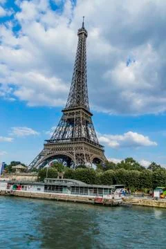 Various views of the Eiffel tower Stock Photos