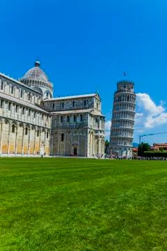 Various views of the Leaning Tower Stock Photos