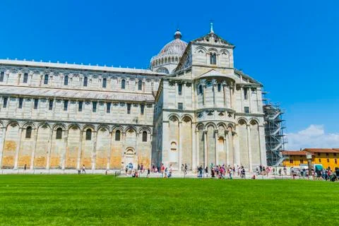 Various views of the Leaning Tower Stock Photos