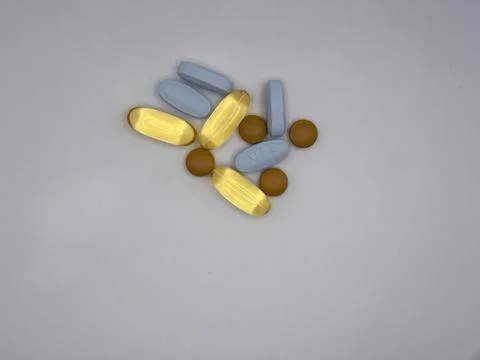 Various Vitiamins Tablets Stock Photos
