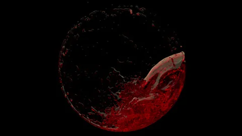 Various water shapes moving and flowing, splashes and movement of liquid Stock-Footage 301072963