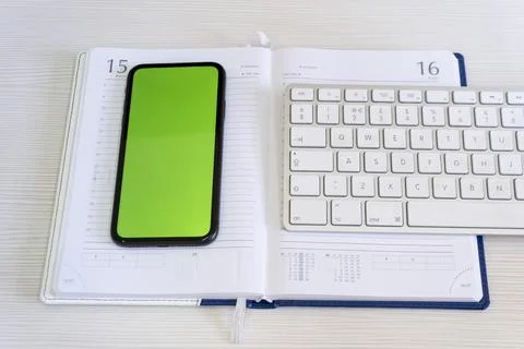Various ways to record and save information and data. Stock Photos