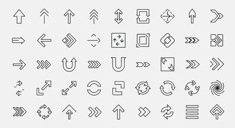 Various web navigation icons Illustrazione stock