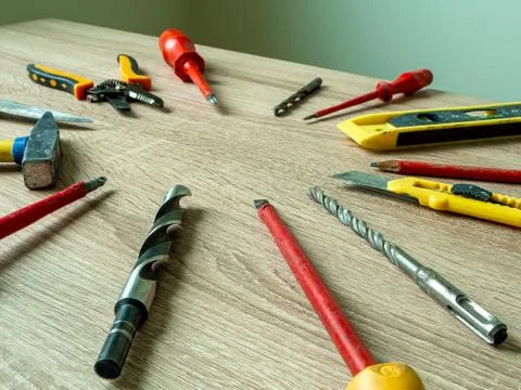 Various Work Tools Stock Photos