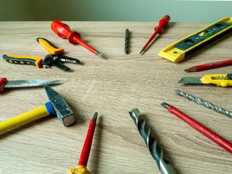 Various Work Tools Stock Photos