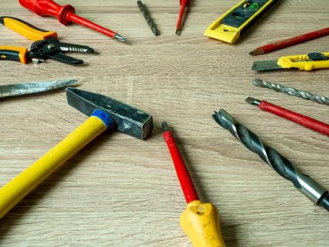 Various Work Tools Stock Photos