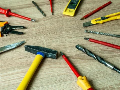 Various Work Tools Stock Photos