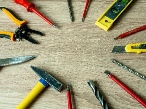 Various Work Tools Stock Photos