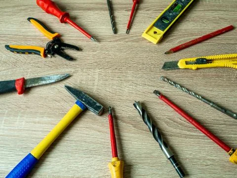 Various Work Tools Stock Photos