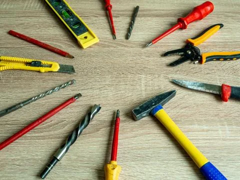 Various Work Tools Stock Photos