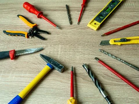Various Work Tools Stock Photos