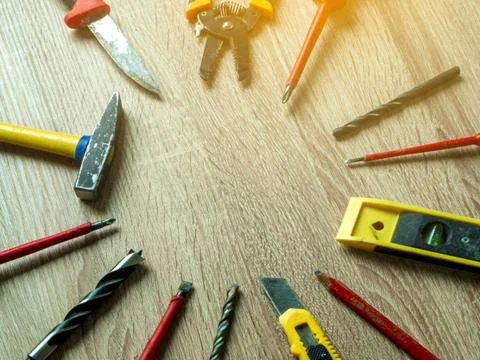 Various Work Tools Stock Photos