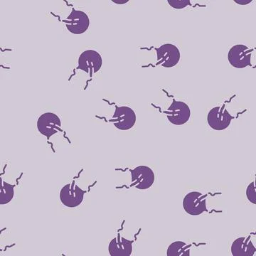 Varistor electronic component glyph vector seamless pattern Illustrazione stock