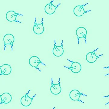 Varistor electronic component vector seamless pattern Stock Illustration