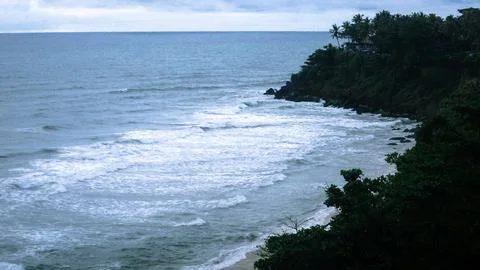 Varkala cliffs Stock Photos