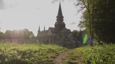 Varnhem kloster (monastery) time-lapse Vidéo 93579289