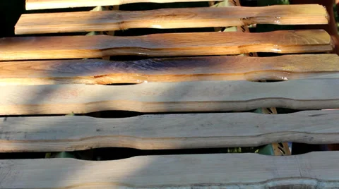 Varnishing Table Stock Footage 37325630