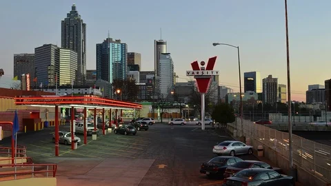 The Varsity Atlanta Timelapse 스톡 동영상 105621841