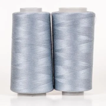 Vary colored thread coils Stock Photos