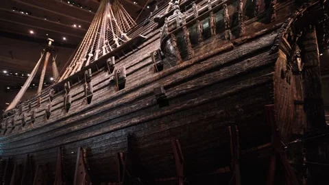 Vasa Ship Stockholm Stock Footage 329726071
