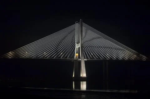 Vasco da Gama bridge Stock Photos