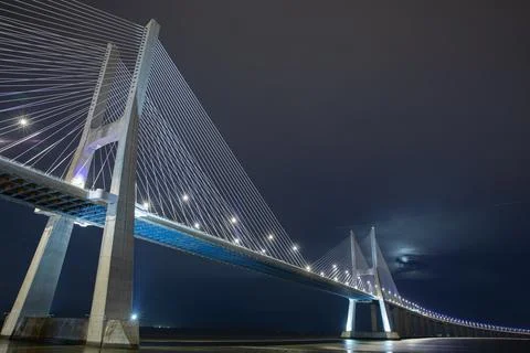 Vasco da Gama bridge Stock Photos