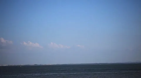 Vasco De Gama Bridge, Pan right to left Stock Footage 43909815